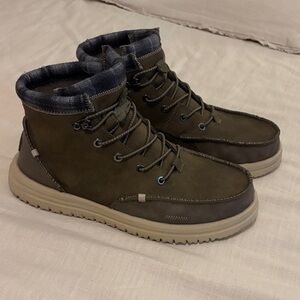 Men's Brown Hey Dude High-Top Boots